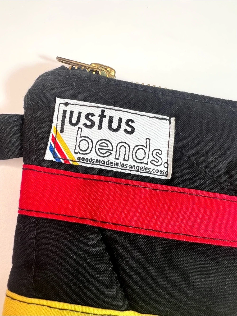 Justus Bends Goods Quilted Pouch Striped